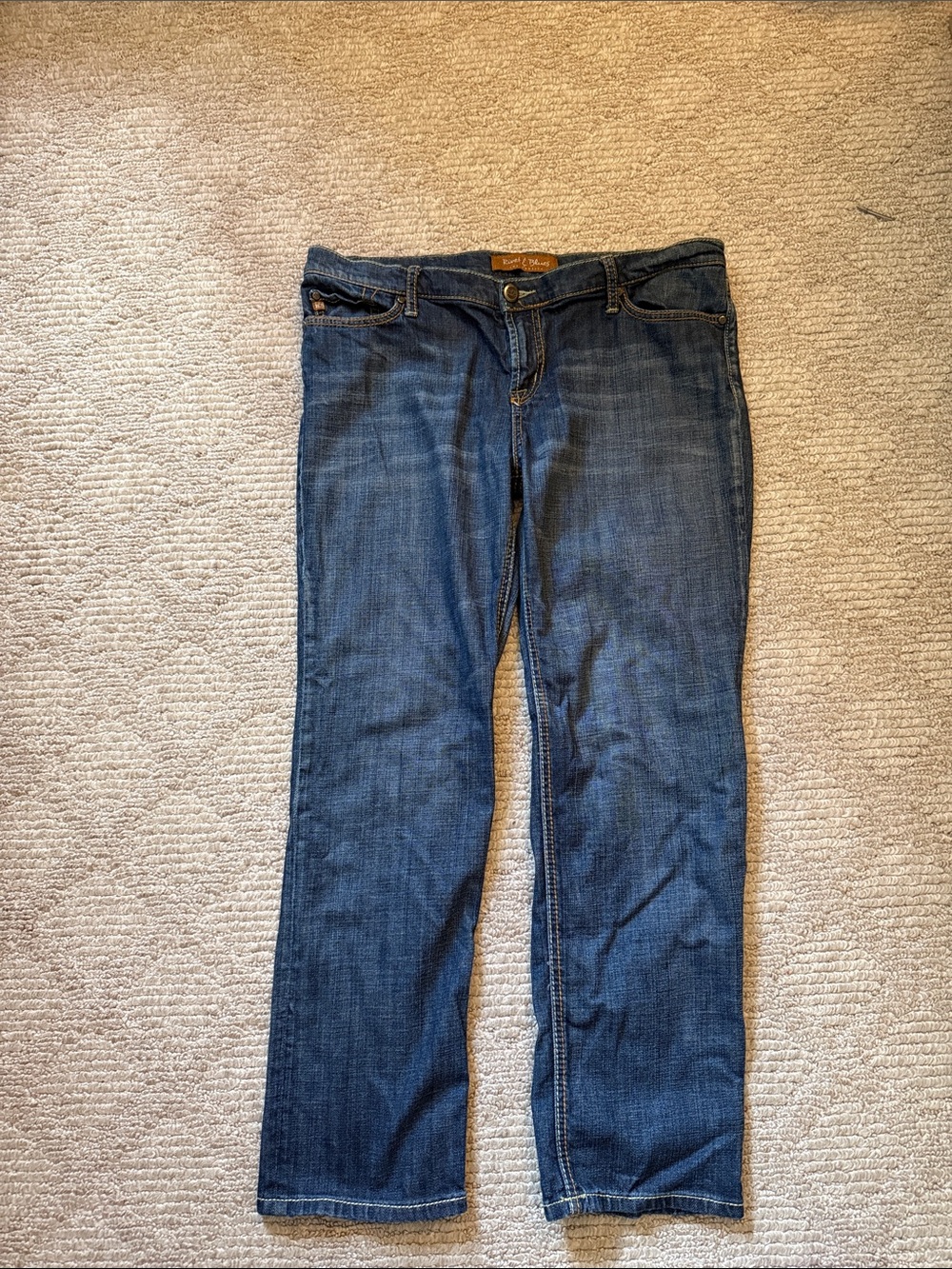 Rivet & Blues Women’s Dark Indigo Straight Leg Jeans